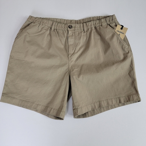 Chubbies  The Dunes Tan Originals Stretch 7" Twill Shorts  Sz XXL NEW - Picture 2 of 13